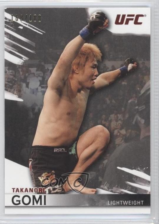 2010 Topps UFC Knockout Silver 168/188 Takanori Gomi #60 Rookie RC fm0