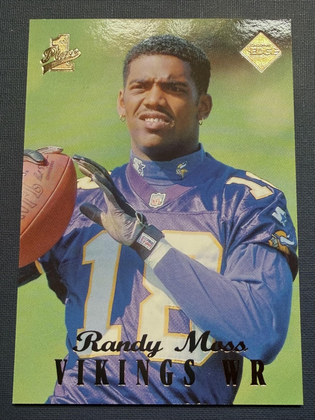 Randy Moss 1998 Collector’s Edge First Place #157 50-Point Minnesota Vikings