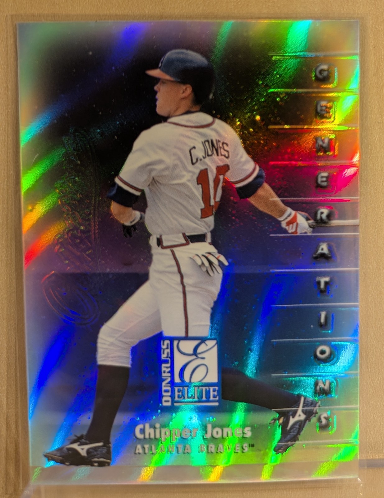 1998 Donruss Collections ELITE PRIZED #524 Chipper Jones Refractor RARE /220