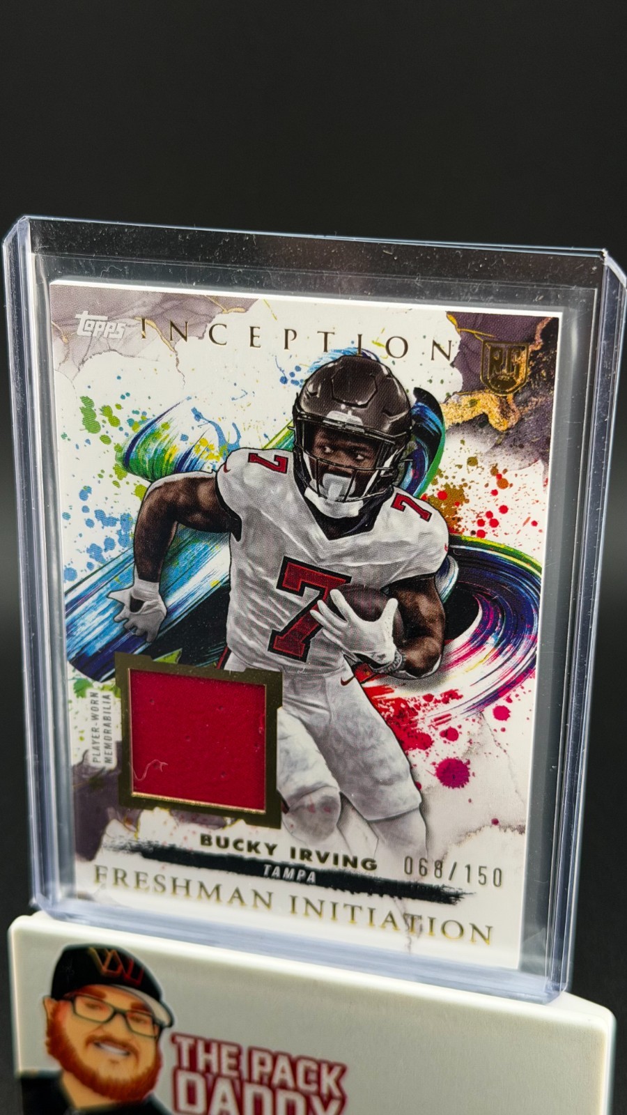 Bucky Irving 2024 Topps Inception #FI-1 Freshman Initiation /150 Mem RC