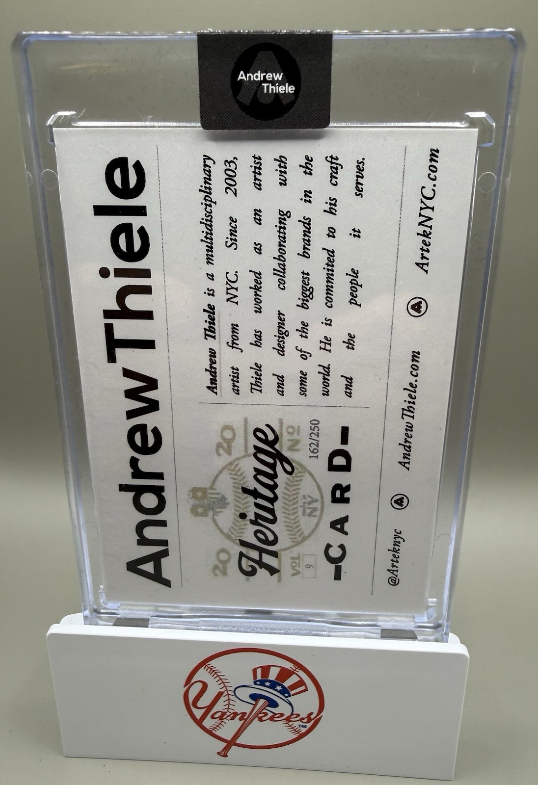 Andrew Thiele Auto Project 2020 Jackie Robinson Black History Heritage Foil /25