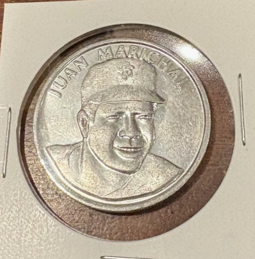 JUAN MARICHAL 1972 Esso Hispanic Coin