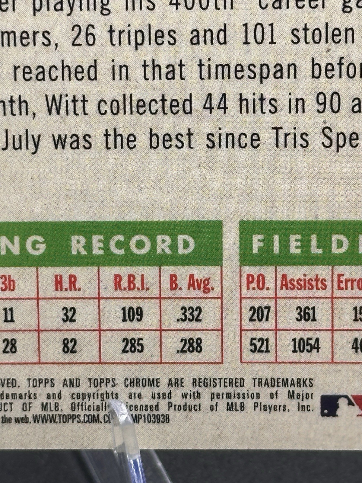 2025 Topps Platinum Anniversary – Bobby Witt Jr. #41 – SSP Image Variation