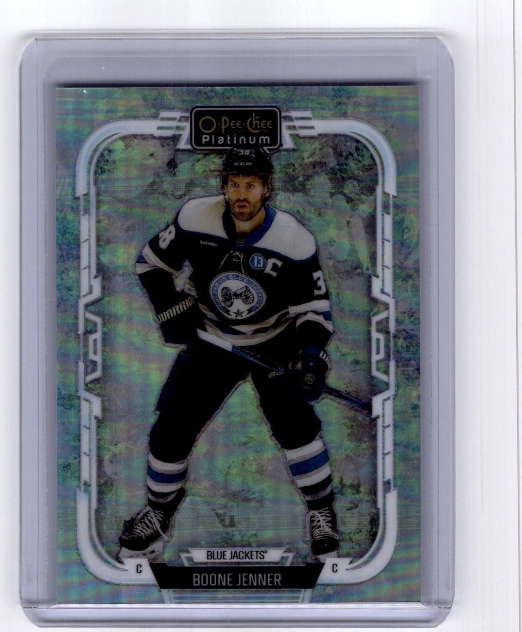 2025-26 O-Pee-Chee Platinum #64 Boone Jenner Arctic Freeze #/99