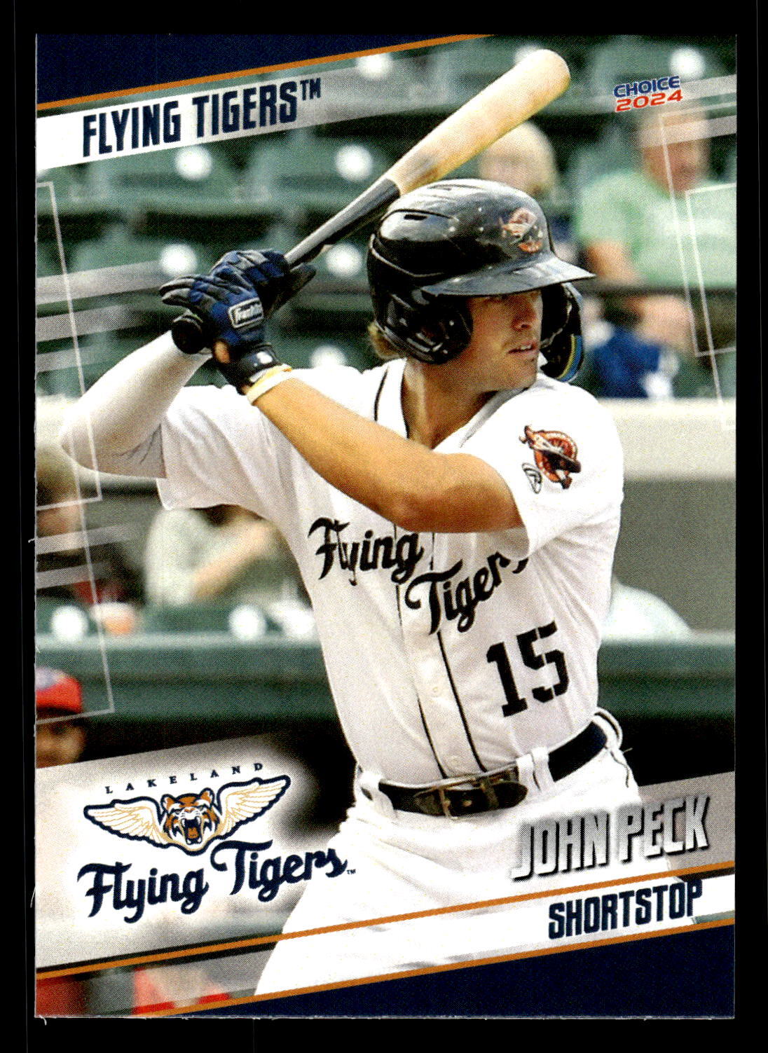 John Peck 2024 Choice Lakeland Flying Tigers #27 Lakeland Flying Tigers