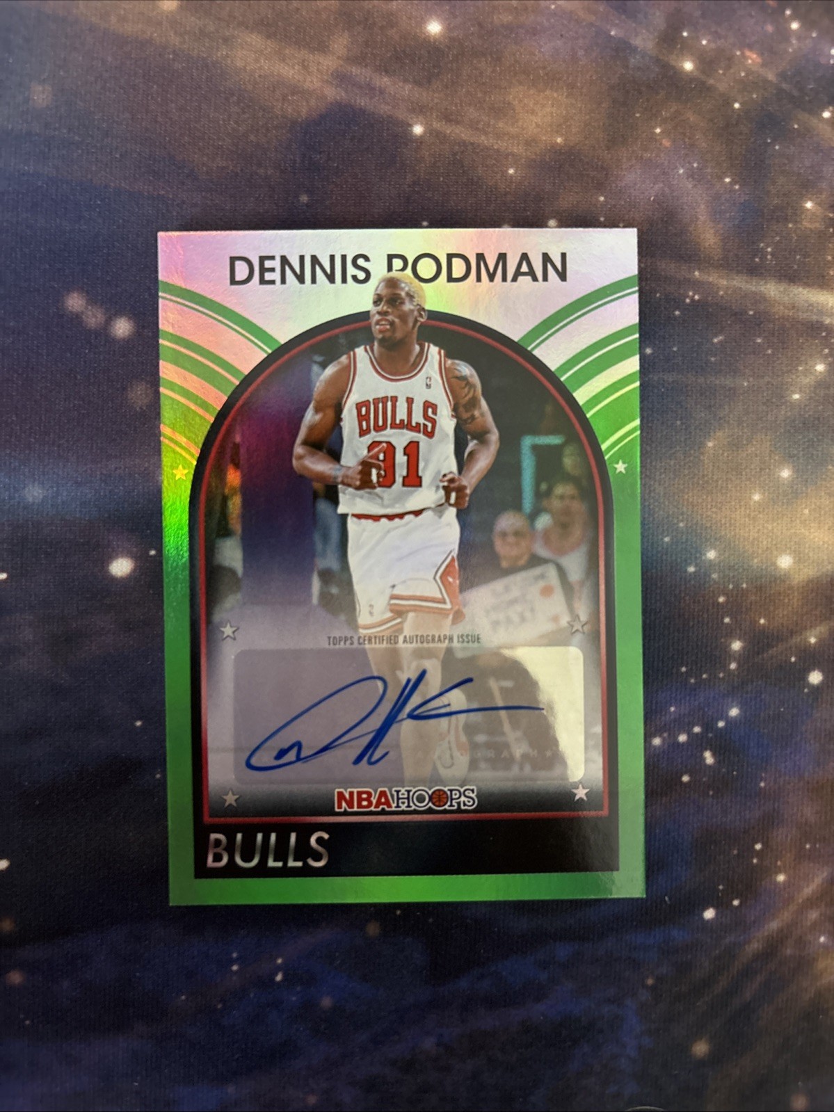 Topps 2025-26 Hoops 1989 Signatures Dennis Rodman Auto Bulls #89S-DRO