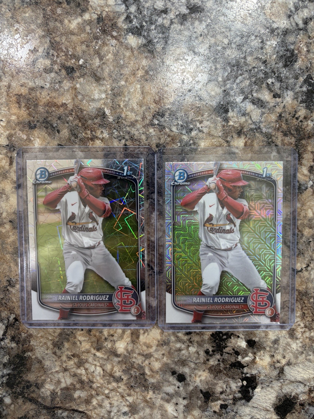 2025 Bowman Chrome 1st Lazer + Mojo Rainiel Rodriguez #BCP-200 Cardinals