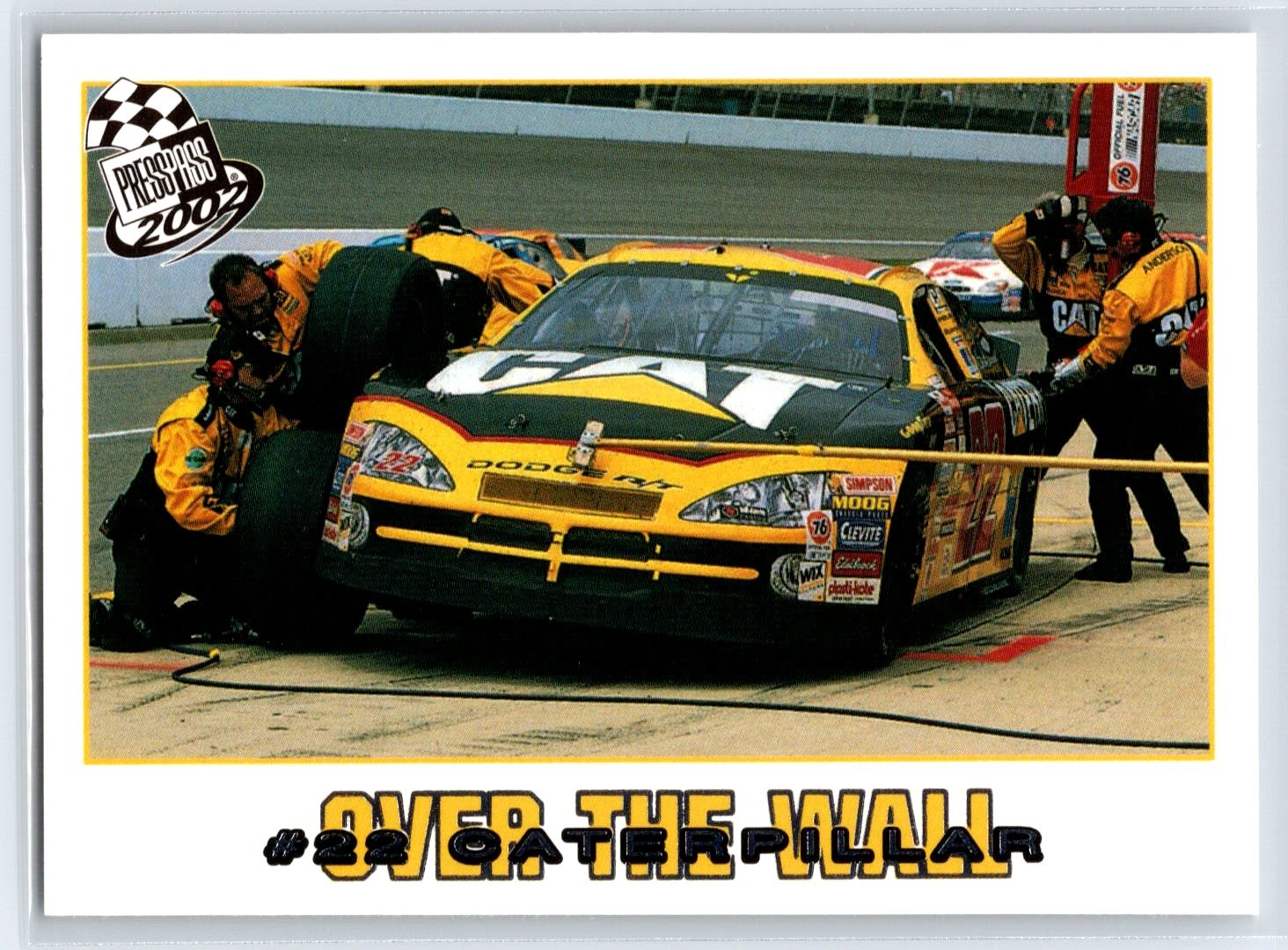 2002 Press Pass #22 Caterpillar Bill Davis Racing #82