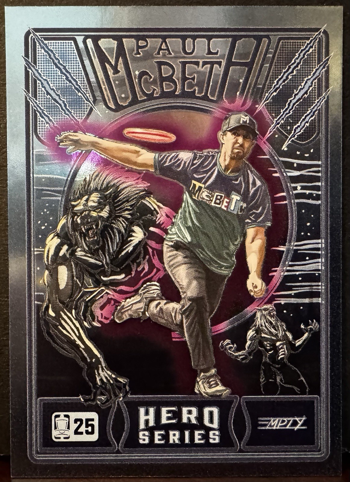 2025 Disc Golf Pro Tour DGPT Hero Series Paul McBeth #HS-11 Trading Card