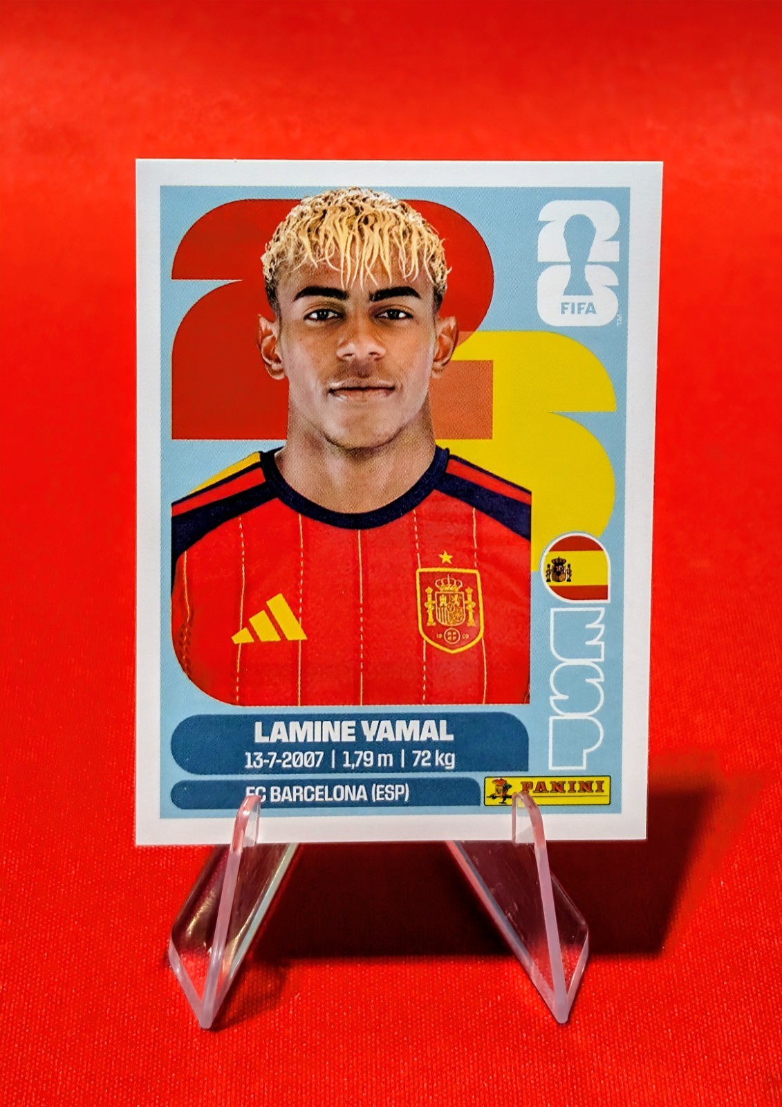 🇪🇸Lamine Yamal (Spain) 2026 Panini FIFA World Cup Sticker #ESP 15