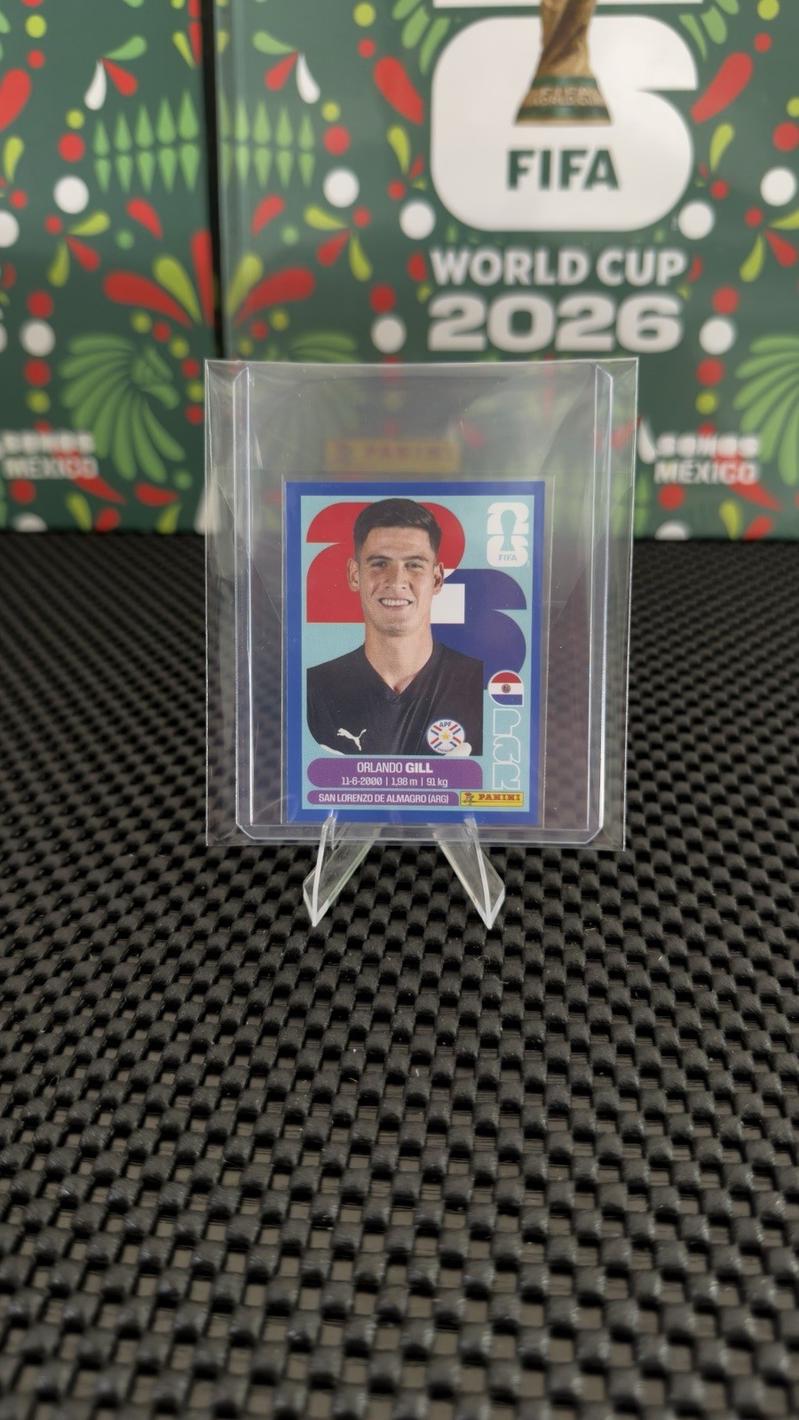 2026 Panini FIFA World Cup Stickers #PAR3 Orlando Gill BLUE