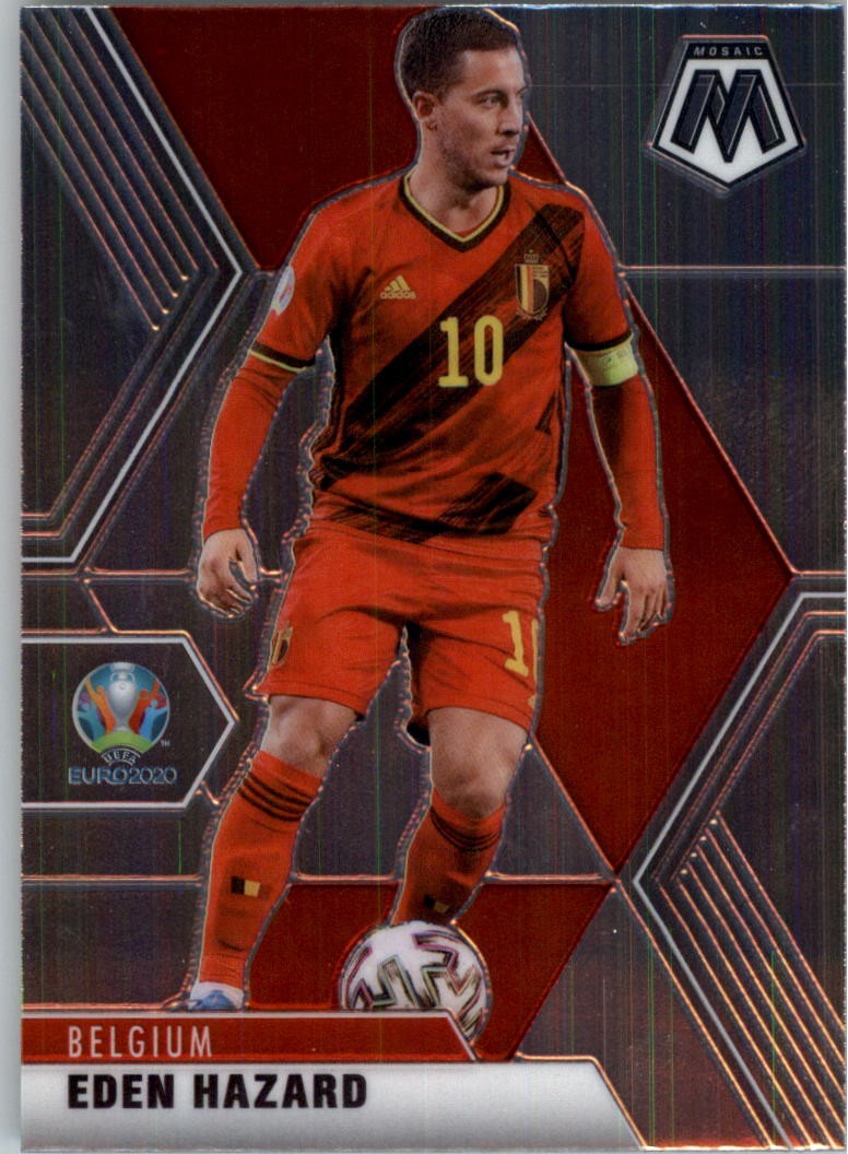 2020-21 Panini Mosaic UEFA Euro #17 Eden Hazard – SCR