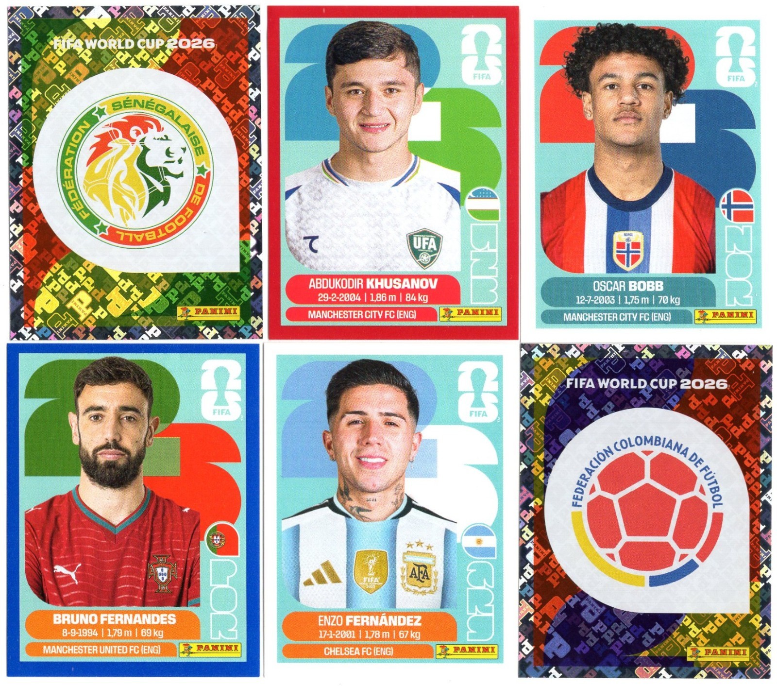2026 Panini World Cup Stickers – Base Parallel & Foil – Groups I J K L – U Pick!
