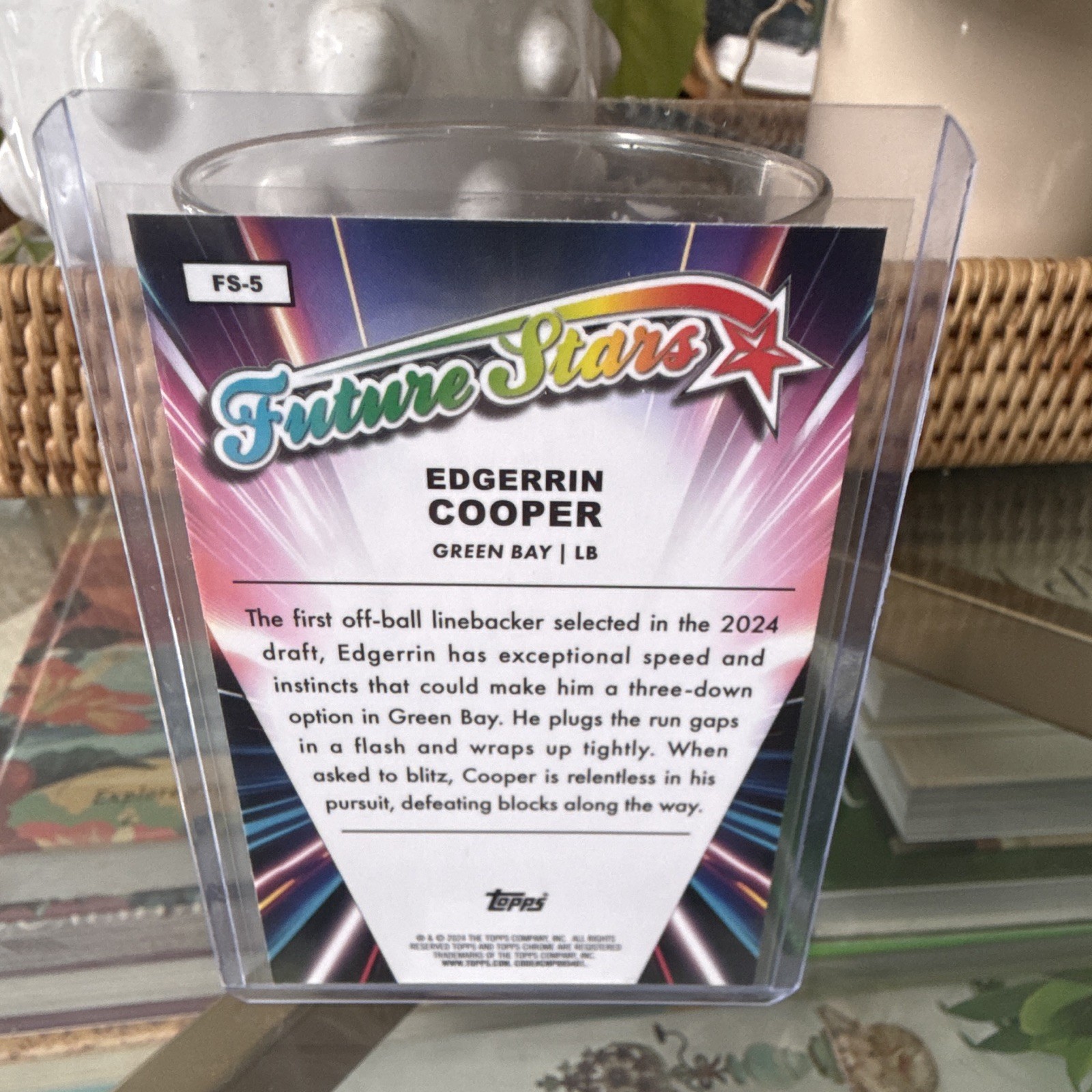 Topps Chrome Edgerrin Cooper Green Bay Packers #FS-5 Future Stars Rookie 2024