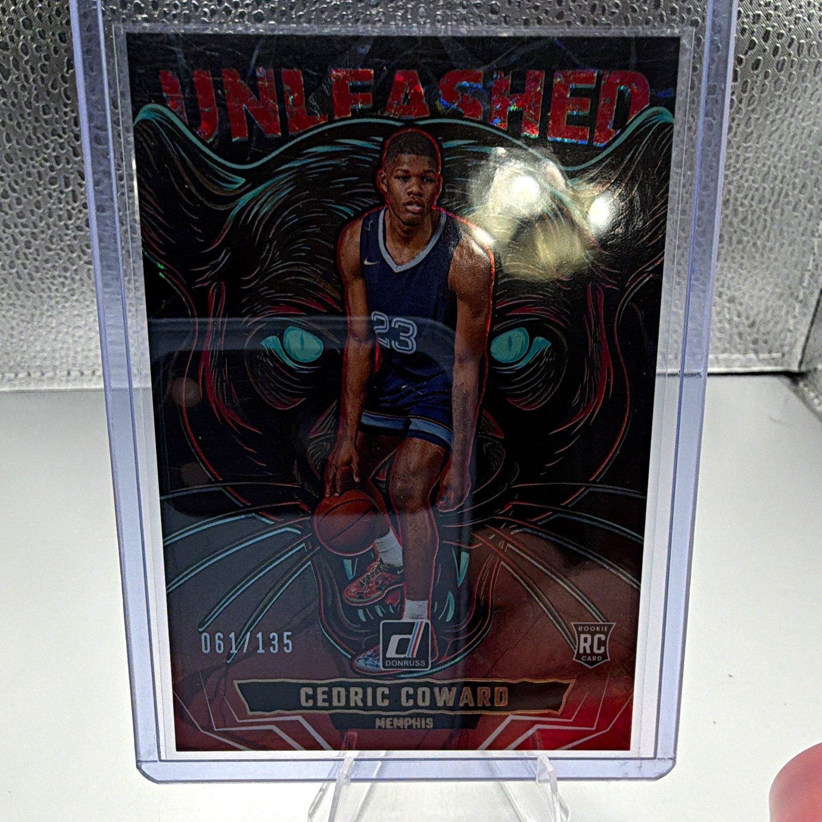 Panini Cedric Coward Memphis Grizzlies Donruss Unleashed RC #6 61/135