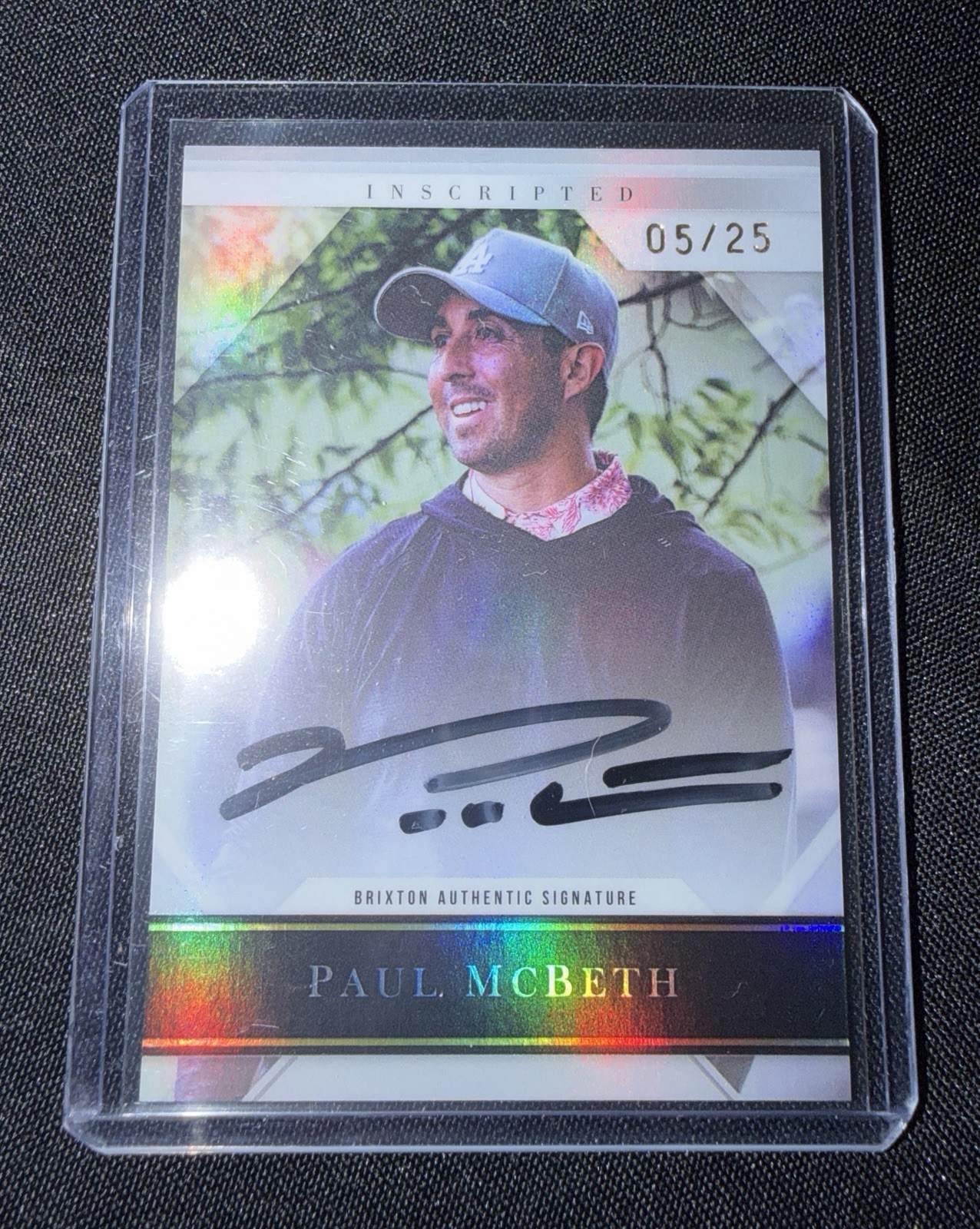 Paul McBeth 2025 Brixton Disc Golf Titanium Inscripted 5/25