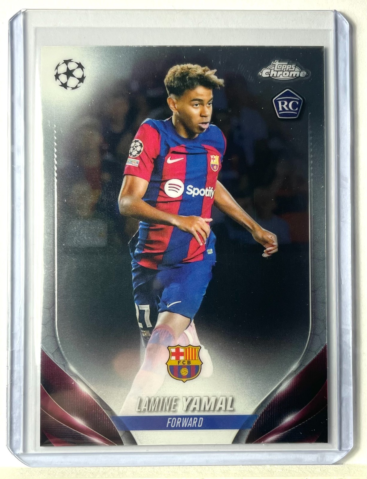 2023-24 Topps Chrome * LAMINE YAMAL * Rookie RC Barcelona #64