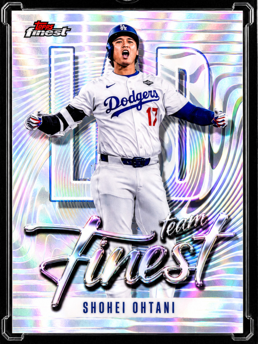 SHOHEI OHTANI REFRACTOR 2026 Topps Finest Teams Finest Los Angeles Dodgers MVP