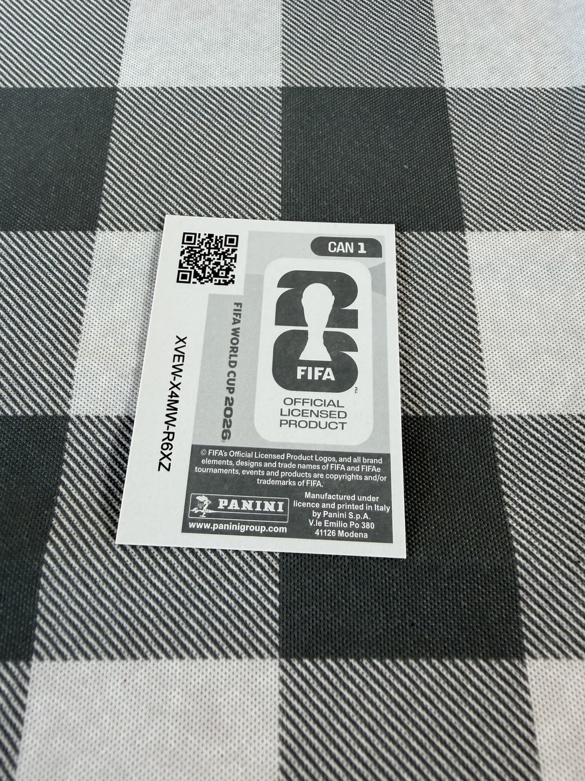 2026 Panini FIFA World Cup Sticker #CAN1 Canada Foil