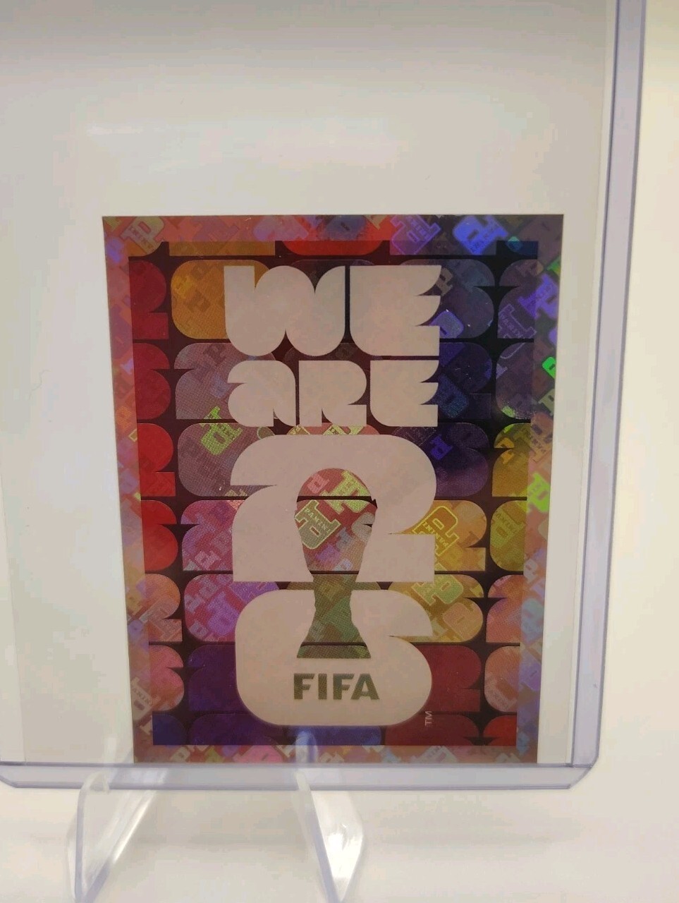 2026 FIFA World Cup Panini FWC4 WE ARE 26 Hologram Foil Sticker Rare Insert