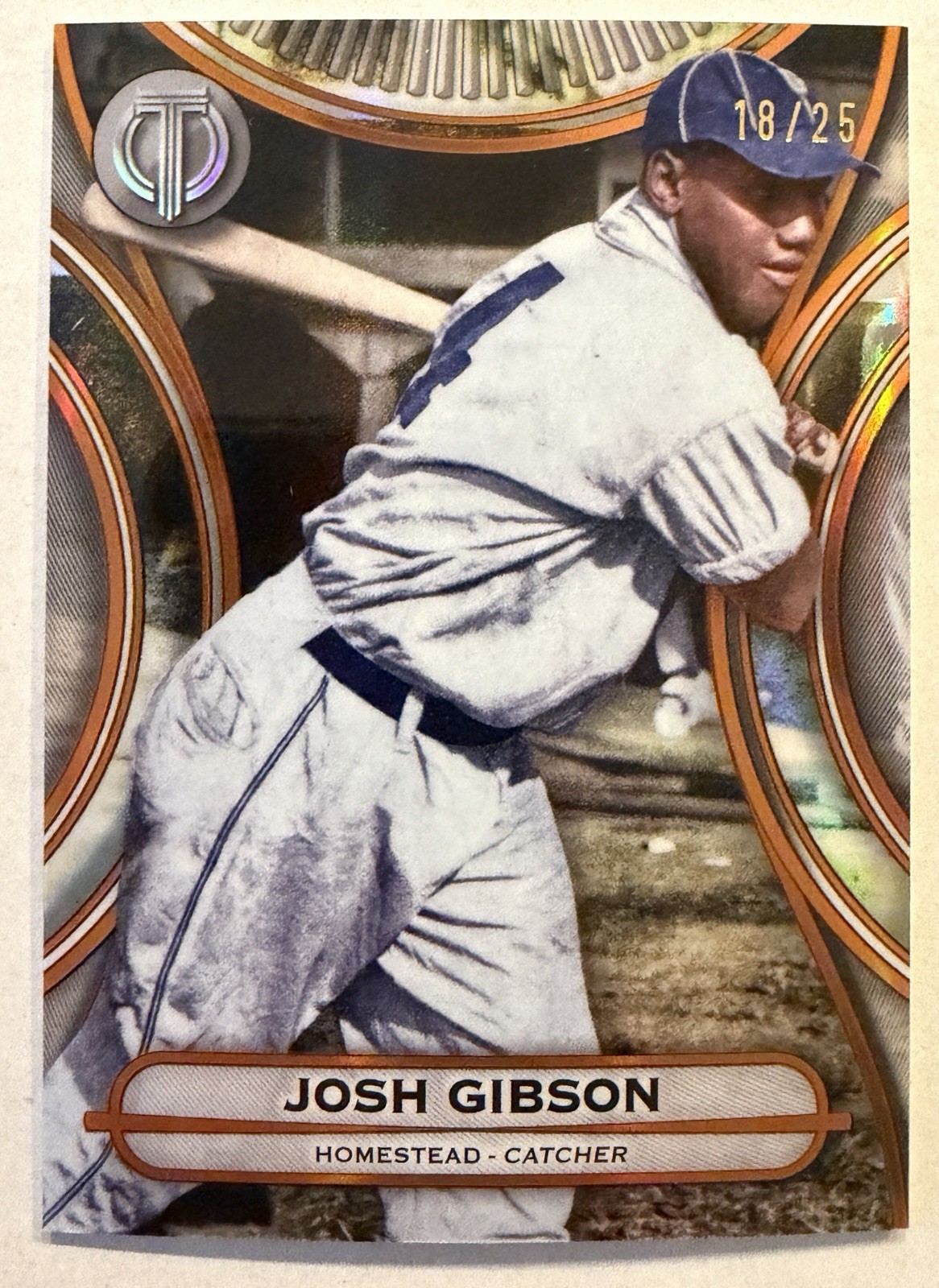 2025 Topps Tribute Josh Gibson Orange #/25