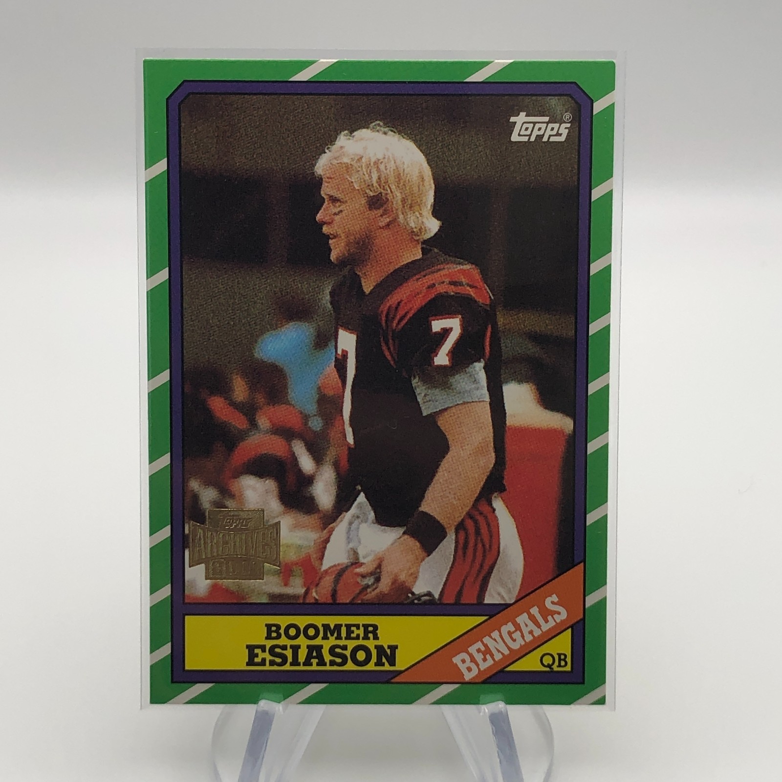2001 Topps Archives Boomer Esiason #12 Reprint 1986 Topps #255 NFL QB