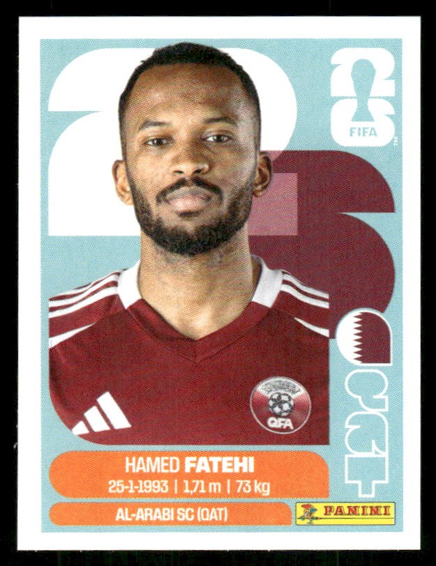 2026 Panini FIFA World Cup Stickers #QAT12 Ahmed Fathy