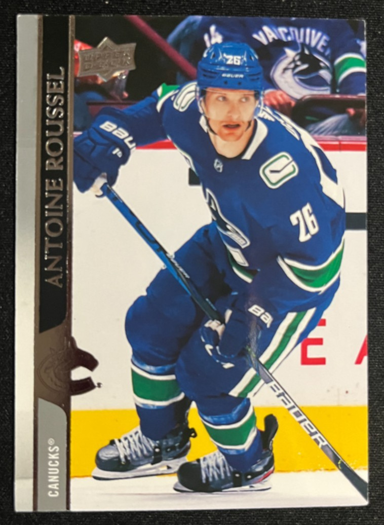 2020-21 Upper Deck Antoine Roussel #427 Vancouver Canucks