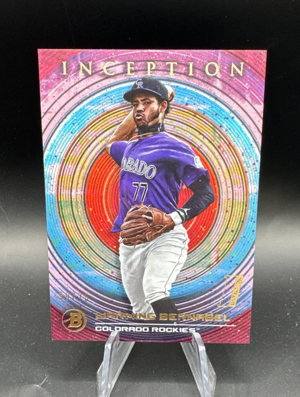 2022 Bowman Inception WARMING BERNABEL Initiation /75 Rockies
