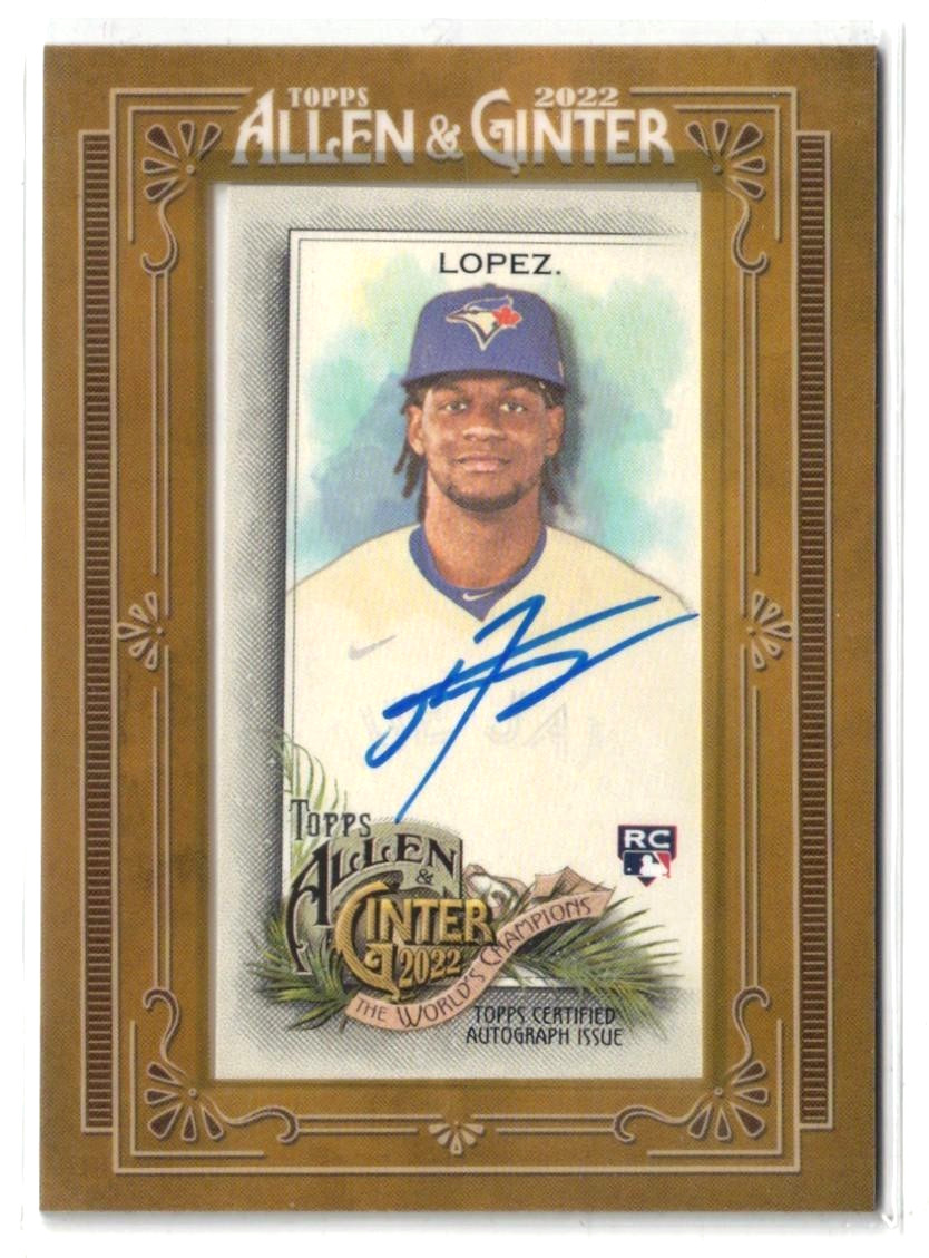 2022 Topps Allen & Ginter RC AUTO Otto Lopez #MA-OL! Marlins! Rookie! Autograph!