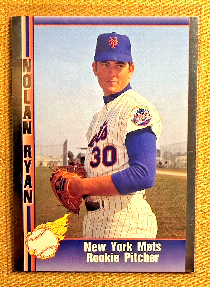 1991 Pacific Nolan Ryan Silver New York Mets Rookie Pitcher