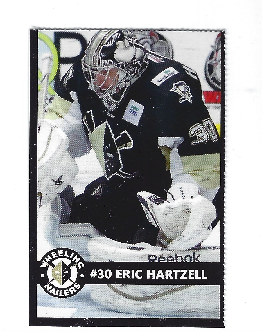 2014-15 Wheeling Nailers (ECHL) Eric Hartzell (goalie)