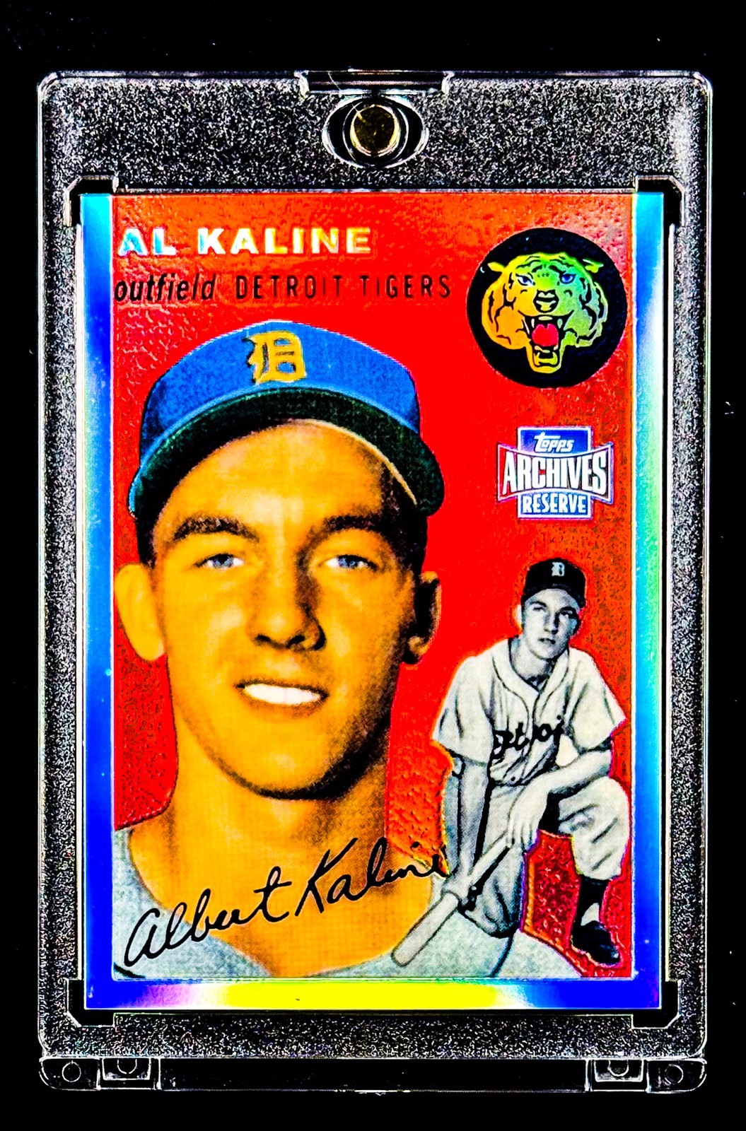 AL KALINE TOPPS ROOKIE RETRO REFRACTOR RARE – INVESTMENT TIGERS HOF RC CARD