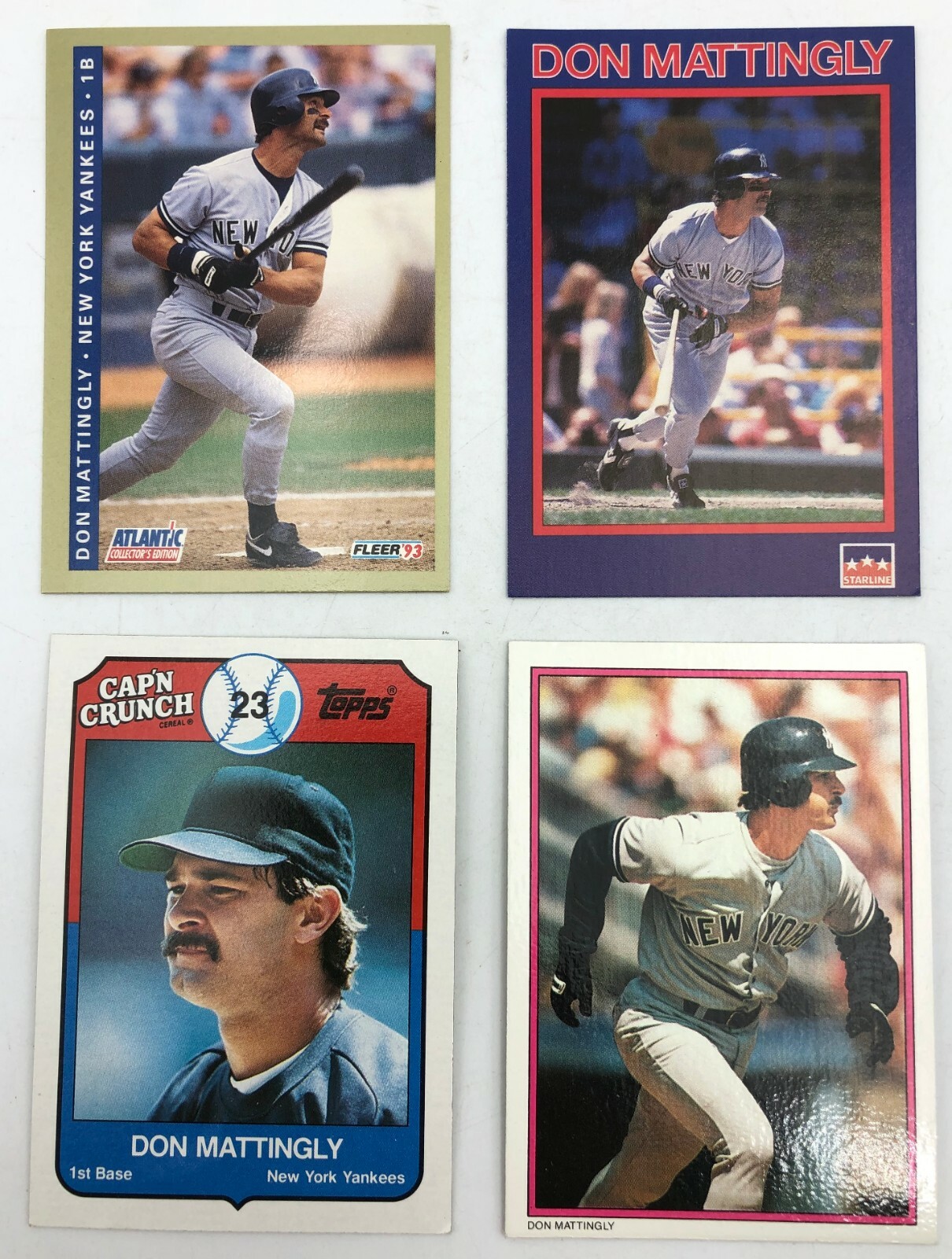(8) Don Mattingly NY Yankees Odd Ball Baseball Card Insert Coin Parallel Lot