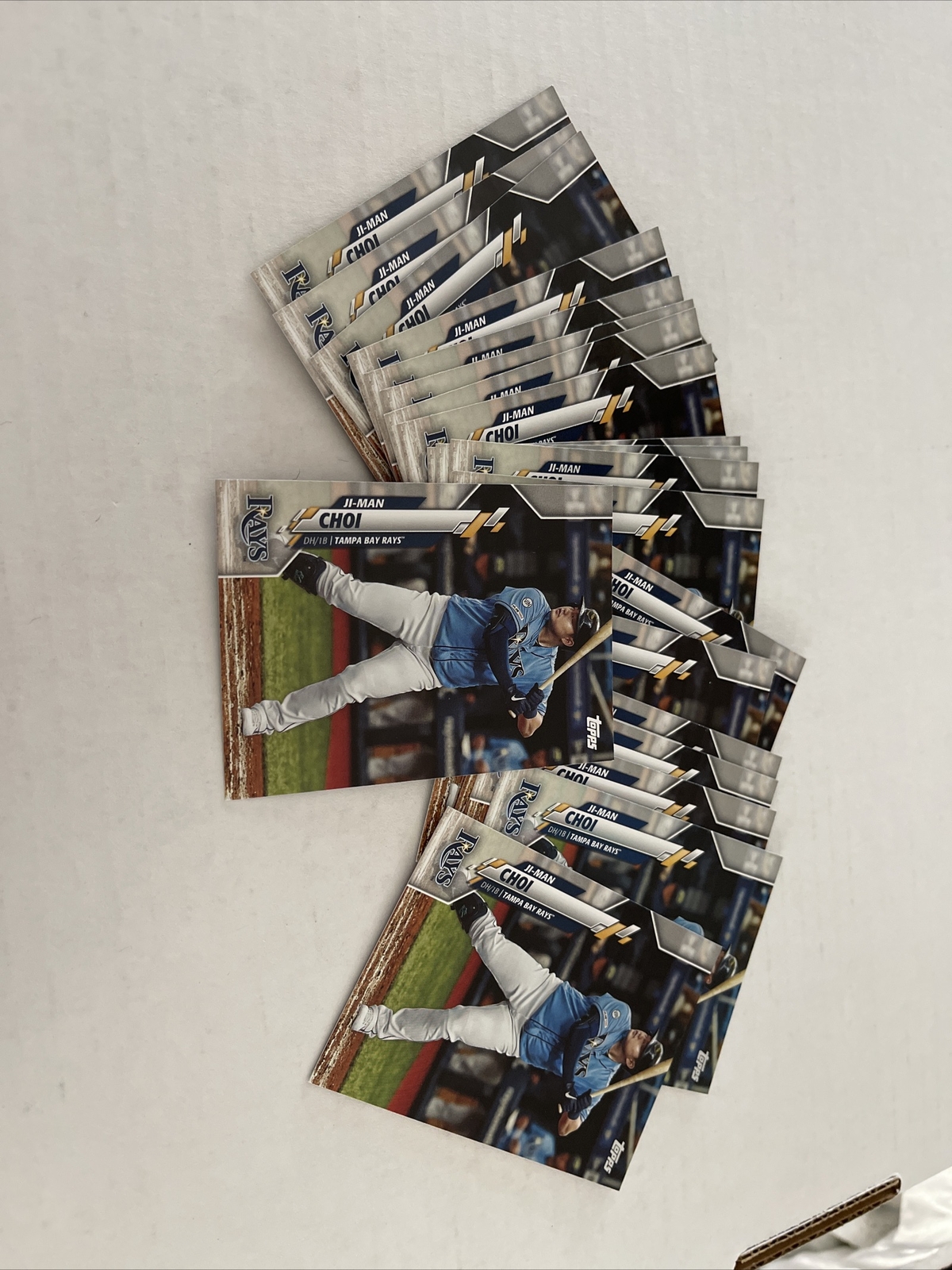Lot Of 20 2020 Topps Series 2 Base #677 Ji-Man Choi – Tampa Bay Rays BULK