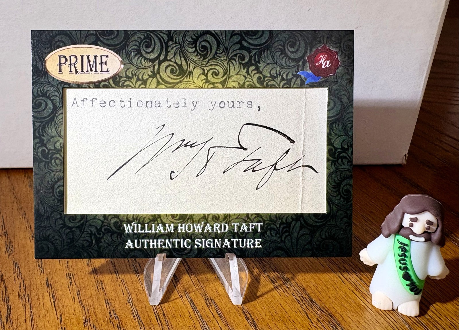 2022 HISTORIC AUTOGRAPHS WILLIAM HOWARD TAFT AUTHENTIC PRESIDENT CUT AUTO #D /24
