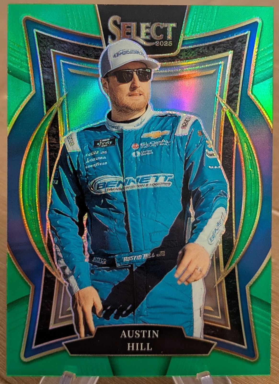 2025 Select Grandstand Lime Green Prizm SP 62/75 Austin Hill