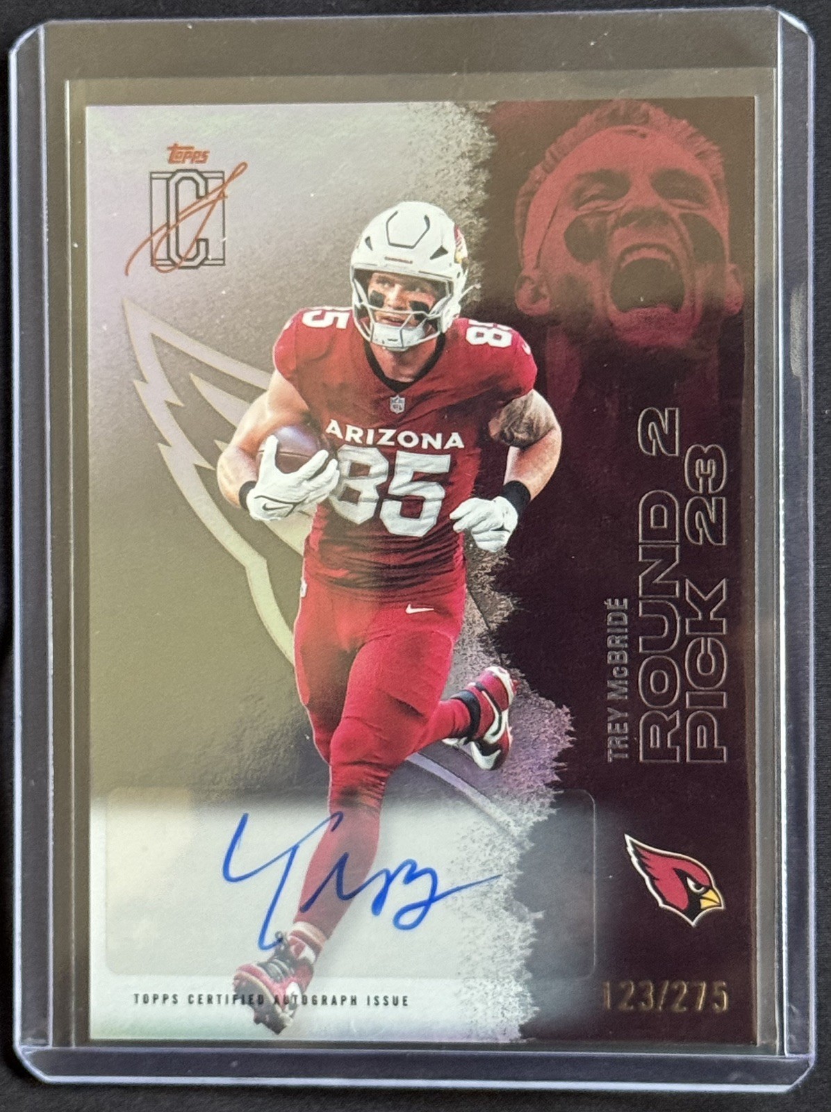 Trey McBride 2025 Topps Composite Auto #1 Silver Parallel /275 Cardinals