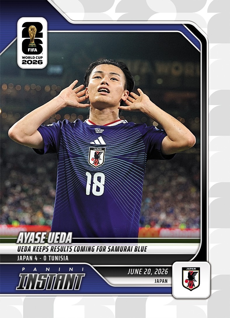 2026 Panini Instant FIFA World Cup #77 Ayase Ueda Japan PRESALE