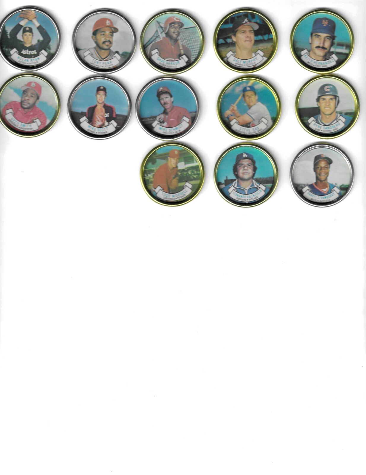 1987 Topps Coins U-PICK Ripken Ryan Brett Mattingly Puckett Rice Ozzie Henderson