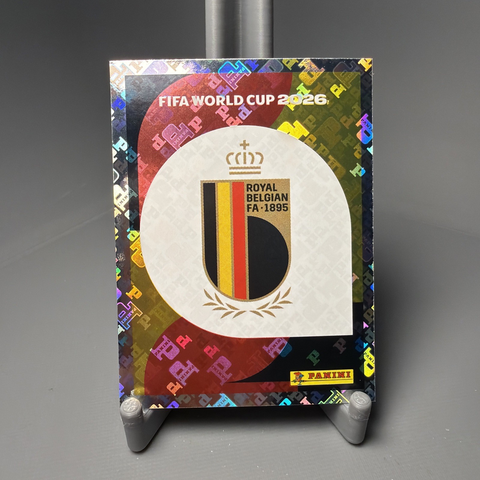2026 Panini FIFA World Cup Sticker Belgium #BEL1 Emblem Logo Badge Foil