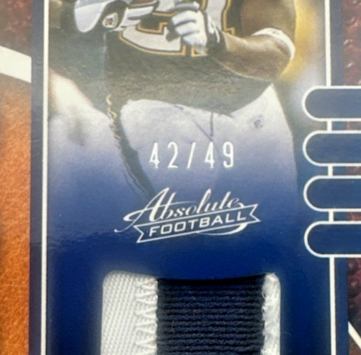 2021 Panini Absolute – Ground Hoggs Materials LaDainian Tomlinson /49 Chargers