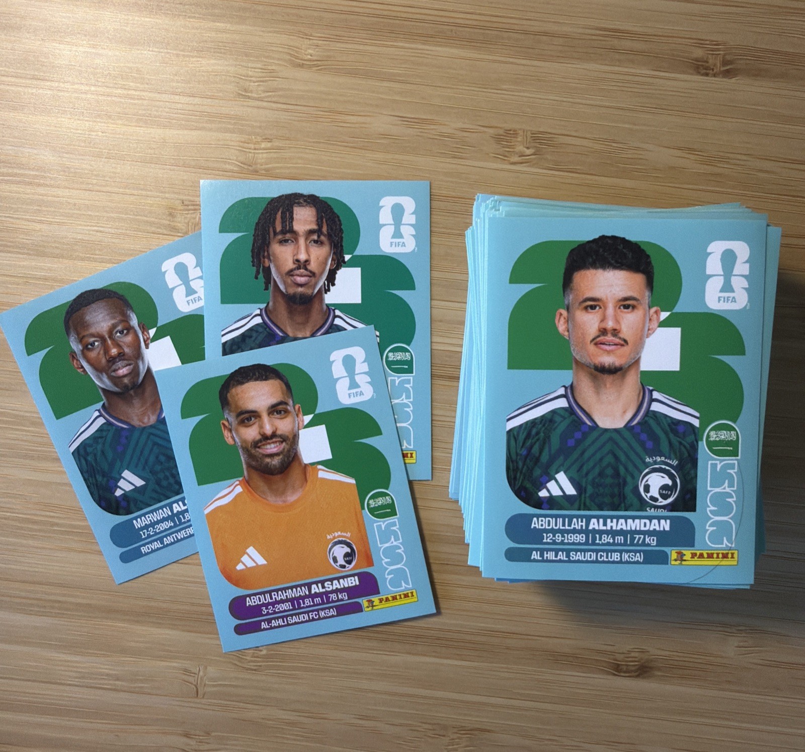 Panini FIFA World Cup 2026 Album – SAUDI ARABIA SINGLE STICKERS – FREE SHIPPING