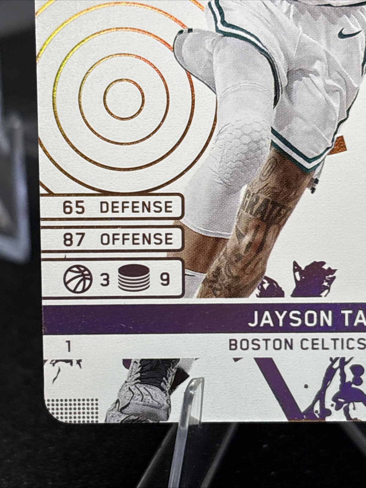 2025-26 Topps Match Attax Jayson Tatum #1 White Common Boston Celtics