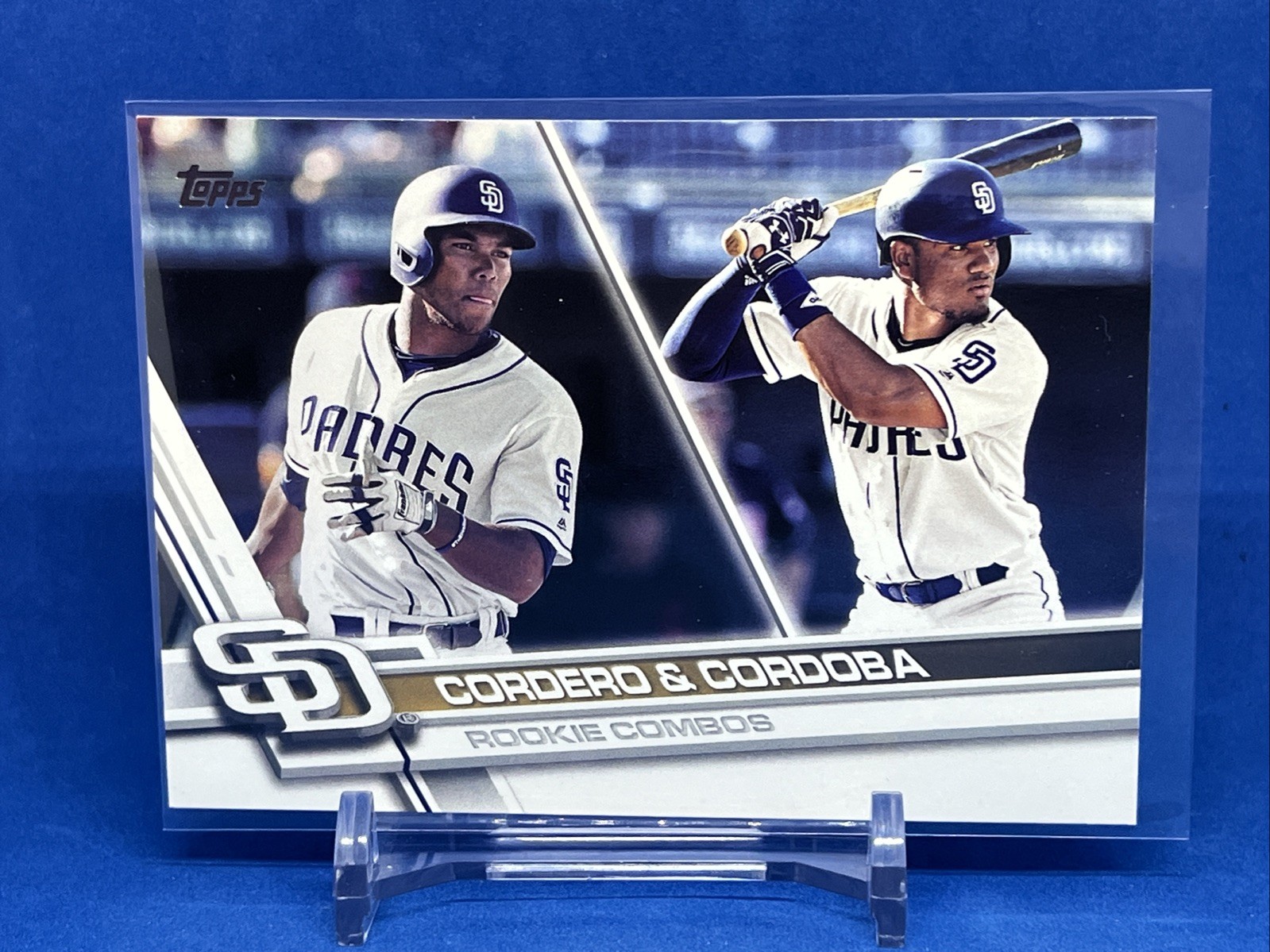 2017 Topps Update Rookie Combos #US276 Franchy Cordero Allen Cordoba Padres RC