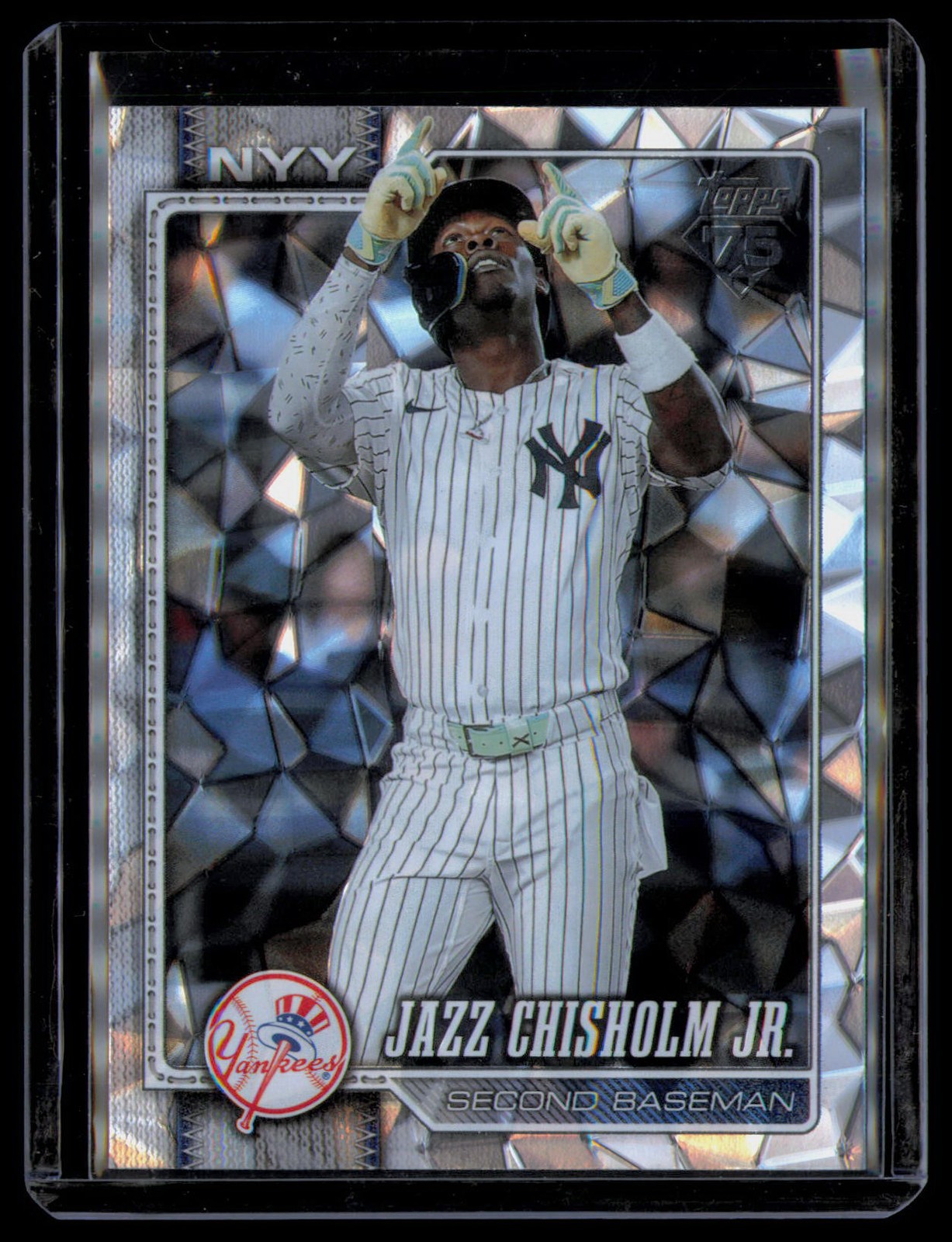 2026 Topps #393 Jazz Chisholm Jr. Diamante Foil