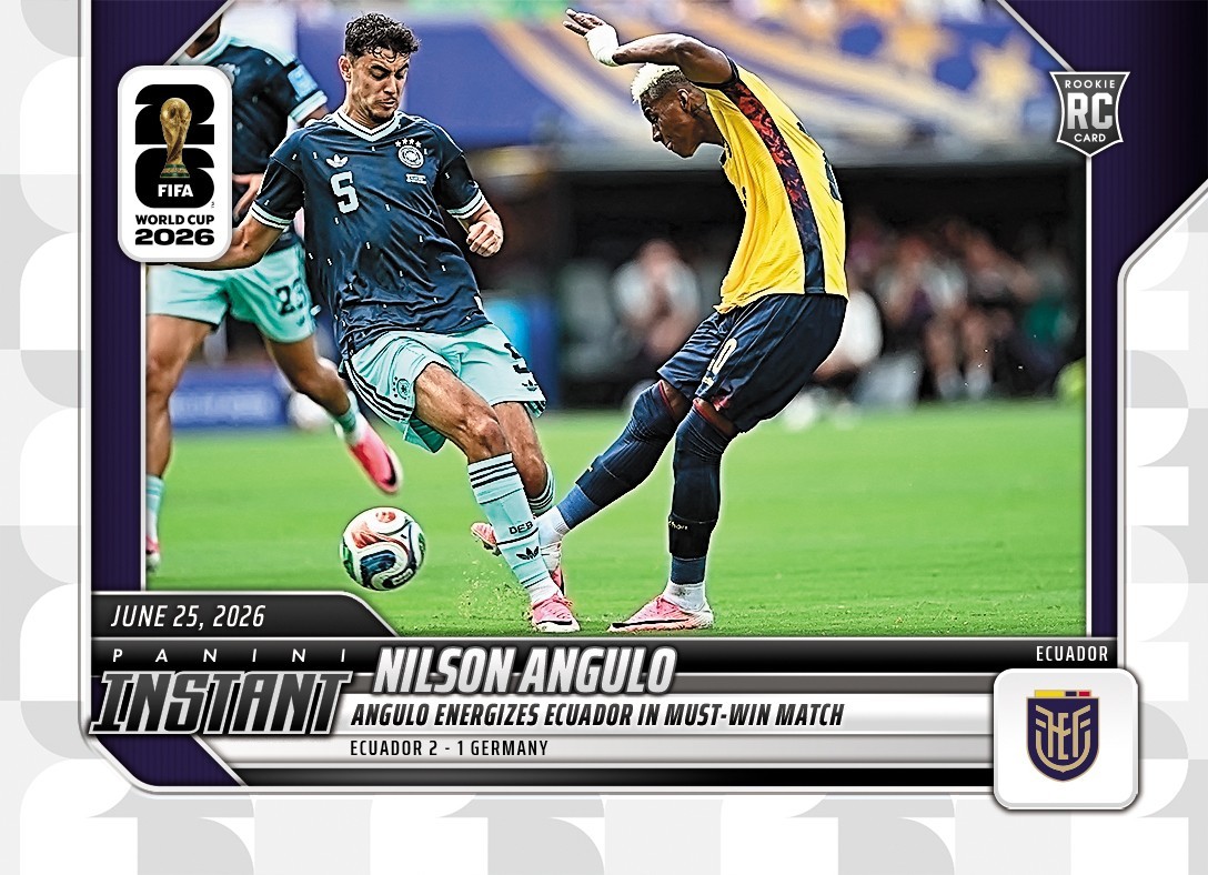 *PRESALE* 2026 Panini Instant FIFA World Cup Nilson Angulo RC #123 ~ Ecuador