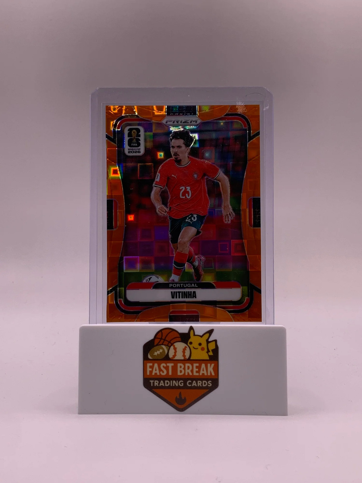 2026 Panini Prizm FIFA World Cup Vitinha #352 Orange Pandora /215