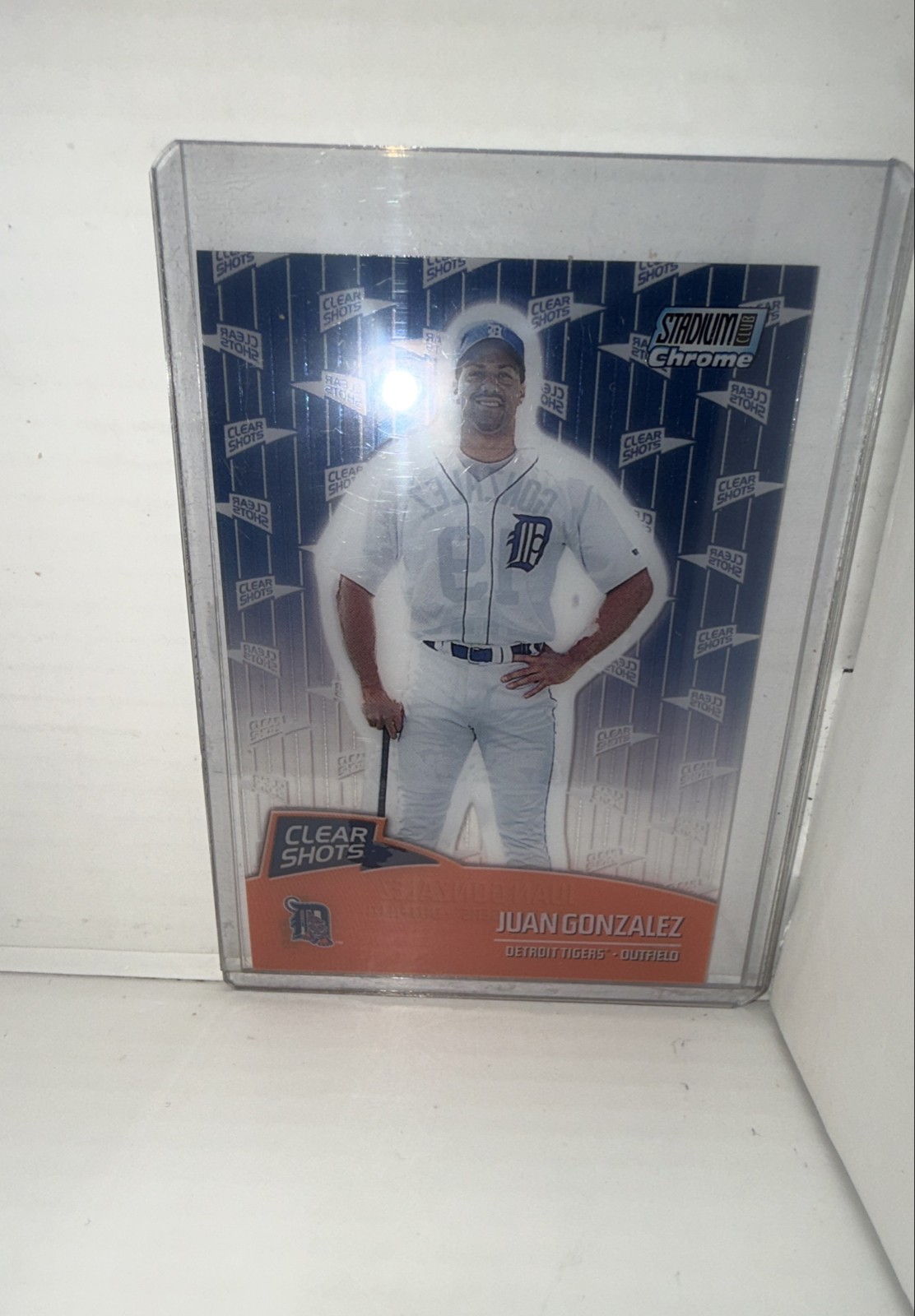 2000 Stadium Club Chrome – Clear Shots Juan González #CS7