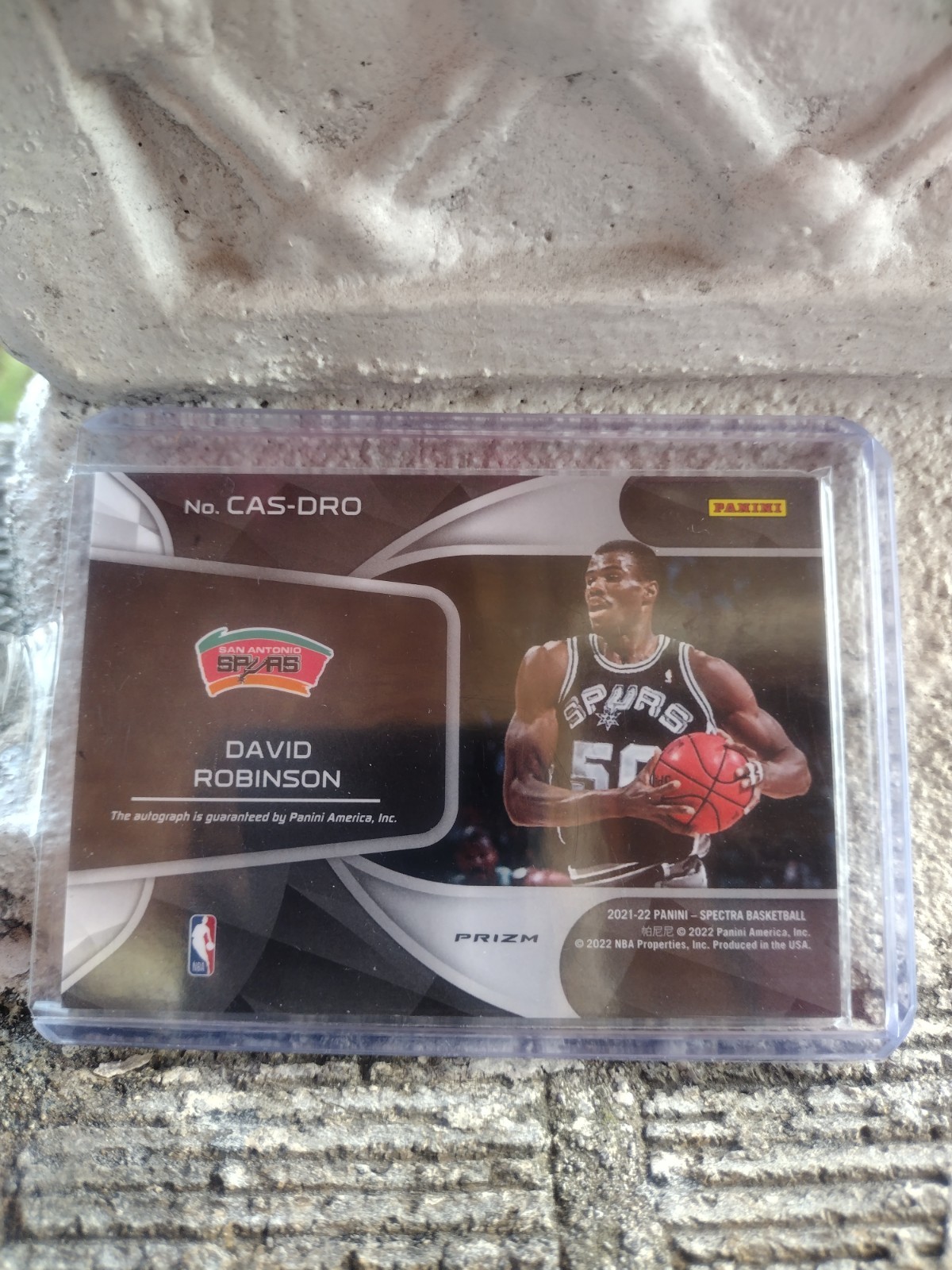 2021-22 Panini Spectra – Catalysts Signatures David Robinson #CAS-DRO!!🔥🔥